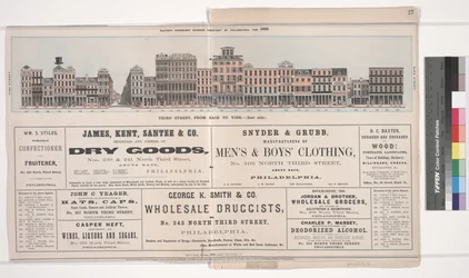 Illustration from Baxters Panoramic Business Directory of Philadelphia