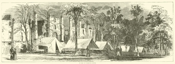 In camp at Warrenton Springs, October 1863