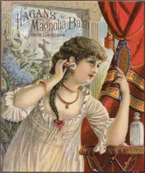 Lady Applying Skin Cream