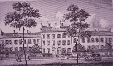 LeRoy Place in 1831, part of what is now Bleecker Street in Greenwich Village