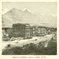 Main Street, Salt Lake City (engraving)