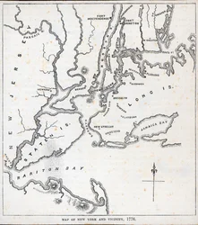 Map of New York and the Vicinity