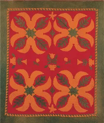 Mennonite coverlet, c.1880
