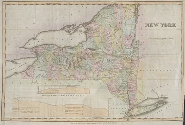 New York, Done by the State of New York to Accompany the Memoir of Cadwallader Colden