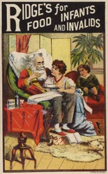 Old Man in Chair Eating with Spoon