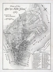 Plan of the City of New York in 1767