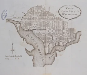 Plan of the City of Washington as originally laid out in 1793