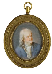 Portrait miniature of Benjamin Franklin