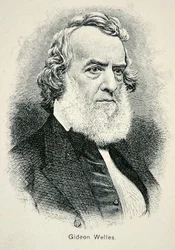 Portrait of Gideon Welles, Secretary of U.S. Navy during the war and Reconstruction