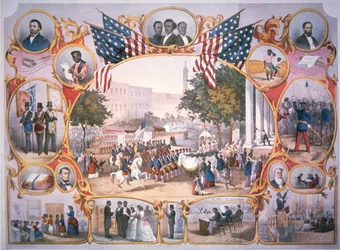 Print commemorating 