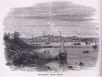 Providence, Rhode Island, illustration from Cassell