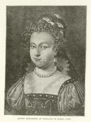 Queen Elizabeth of England in early life
