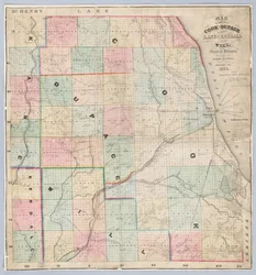 Rees Map of Cook And DuPage Counties