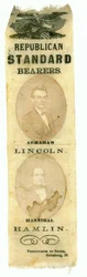 Republican Standard Bearers, Abraham Lincoln and Hannibal Hamlin, 1860