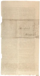 Resolutions printing NYS proposal for amendments to Constitution, October 1788