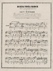 Sheet Music, Buena Vista March