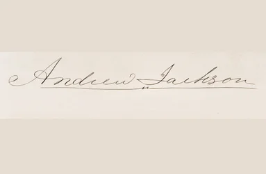 Signature of Andrew Jackson