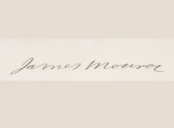 Signature of James Monroe
