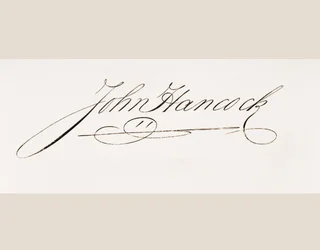 Signature of John Hancock
