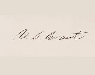 Signature of Ulysses S. Grant