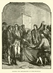 Signing the Declaration of Independence
