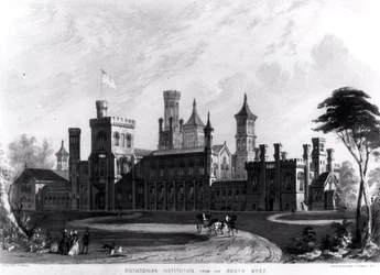 Smithsonian Institution from the South West, from 