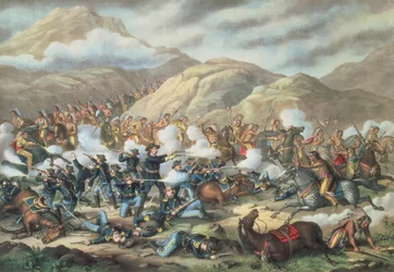 The Battle of Little Big Horn, June 25th 1876, 1889