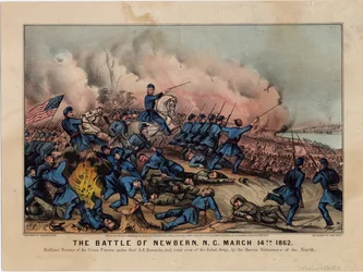 The Battle of Newbern, N.C., March 14th 1862, pub. by Currier & Ives, c.1862