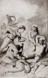The Battle of Quallah Battoo in 1832