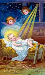 The Christ Child in the Manger