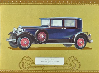The Club Sedan, A Custom Eight by Packard, pub.1930