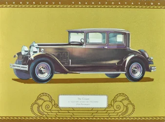 The Coupe, A Custom Eight by Packard, pub.1930