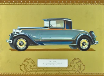 The Coupe, A Custom Eight by Packard, pub.1930
