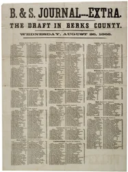 The Draft in Berks County, 26 August 1863