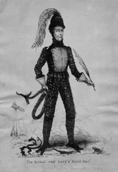 The animal that levies blackmail, published by Baker, New York, c. 1842