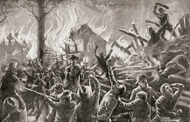 The Civil War in Kansas aka Bleeding Kansas, Bloody Kansas or the Border War, from 