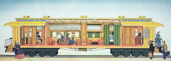 The First Luxury Pullman Sleeping Car
