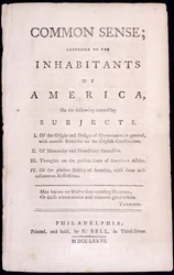 Titlepage to Common Sense by Thomas Paine