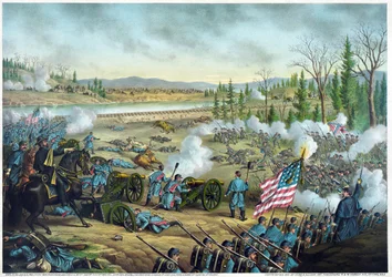US Civil War: Battle of Stone River, or 2nd Battle of Murfreesboro, Tennessee, Dec. 31