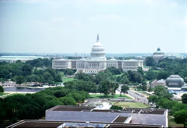 View of the United States Capitol and the National Mall