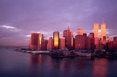 View towards the Financial District across the East River