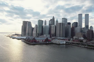 View towards the Financial District across the East River