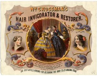 Wm. Crossmans Hair Invigorator and Restorer, 1862