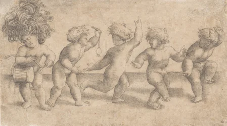 Five Dancing Putti