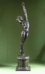 A Bronze Figure of a Nude Woman