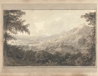 Views in England, Scotland and Wales: Loughrig with part of Windemere from the Terrace at Hill Top Cottage