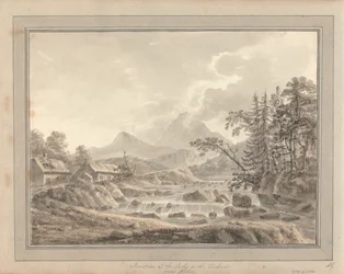 Views in England, Scotland and Wales: Tour in Scotland; Junction of the Lochy and the Dochart near Killin