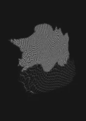 Abstract Wavy Grid