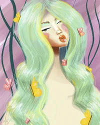 Ethereal Green Hair