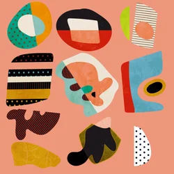 Minimal Shapes Colorful 2
